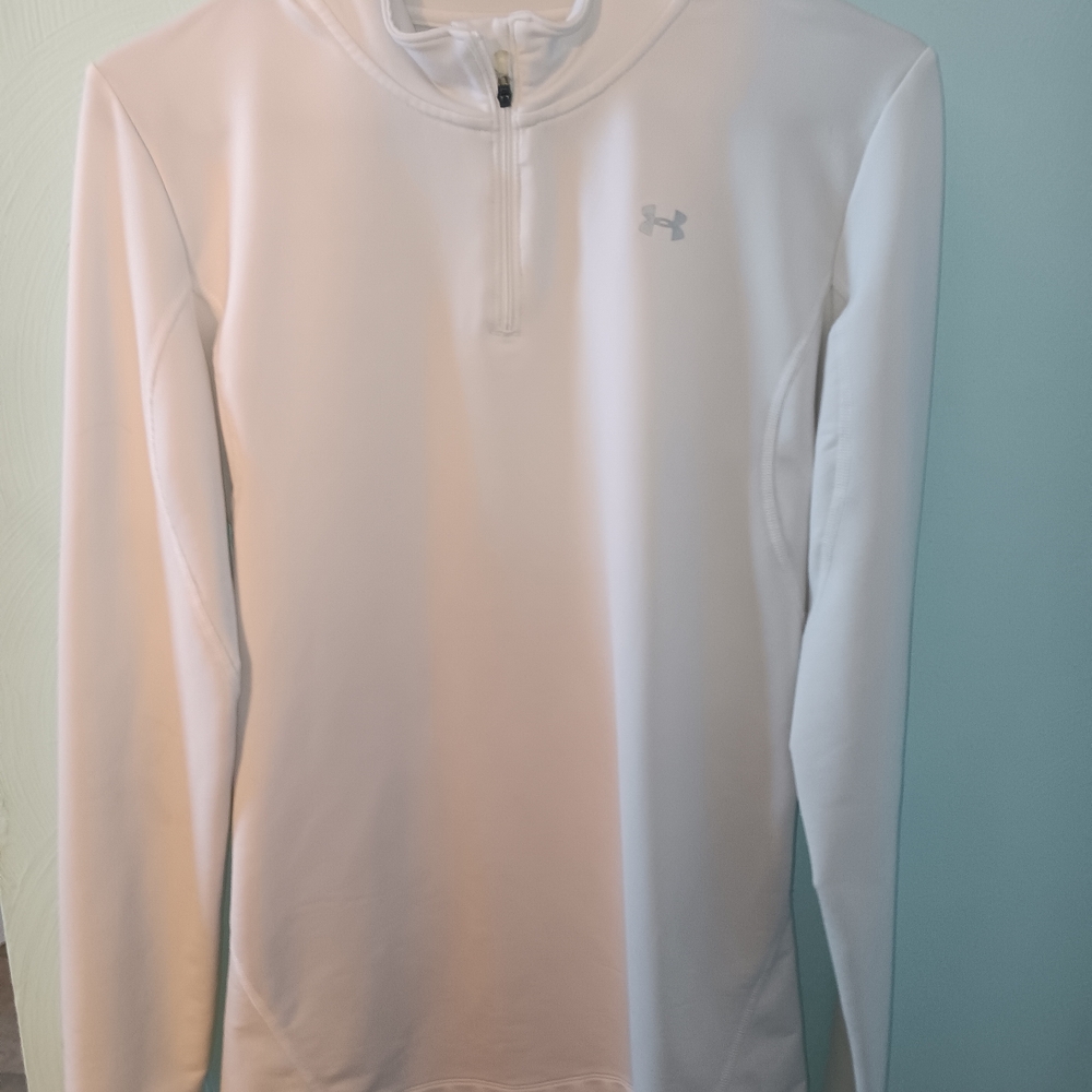 Under Armour Ivory Quarter-Zip Hoodie
